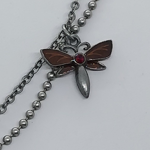 Avon NR insect necklace‎ butterfly ladybug dragonfly - Picture 2 of 6